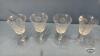 (4) CORNFLOWER WINE GLASSES - 3
