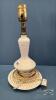 MILK GLASS HOBNAIL BEDROOM LAMP - 3