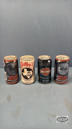 (4) UNOPENED BEER CANS