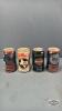 (4) UNOPENED BEER CANS