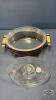 FRY OVENGLASS 8IN OVAL CASSEROLE WITH LID - 4