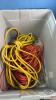 EXTENSION CORD LOT IN TOTE - 2