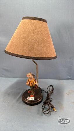 RESIN FISHERMANS LAMP