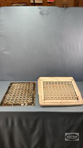 (2) STEEL REGISTER GRATES