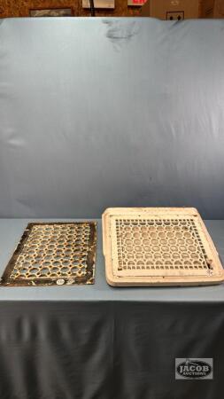 (2) STEEL REGISTER GRATES