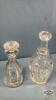 (5) DECANTERS / BOTTLES - 7