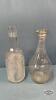 (6) DECANTERS / BOTTLES - 8