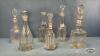 (6) LARGE DECANTERS - 2