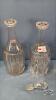 (6) LARGE DECANTERS - 5