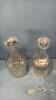 (6) LARGE DECANTERS - 6