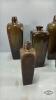 (6) OLD GREEN WISKEY BOTTLES - 3