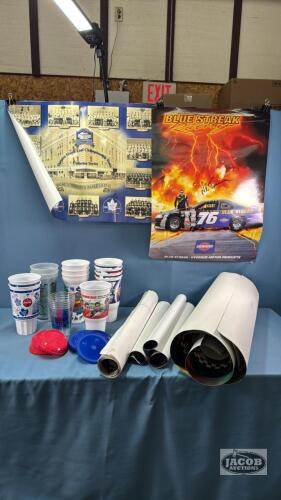 POSTER AND CUP LOT