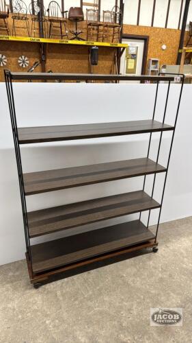 METAL (5) SHELF ROLLING STAND