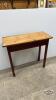 34IN LONG WOODEN TABLE WITH DRAWER
