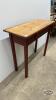 34IN LONG WOODEN TABLE WITH DRAWER - 3