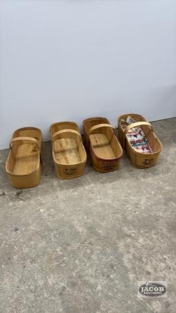 (4) 7LITER BASKETS