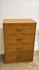 (4) DRAWER PRESS BOARD CHEST