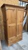 REPRO PINE (2) DOOR WARDROBE - 2