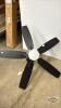 42IN BLACK CEILING FAN AND LIGHT WITH REMOTE - 2