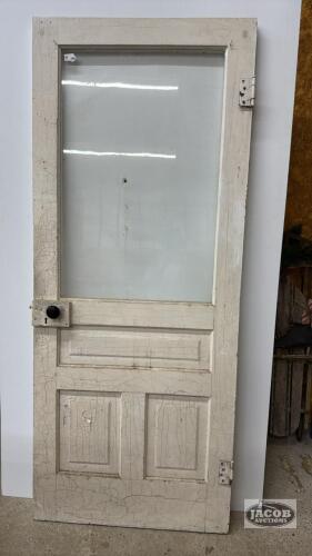 WOODEN RAISED PANEL EXTERIOR DOOR