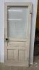 WOODEN RAISED PANEL EXTERIOR DOOR