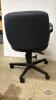 ROLLING (5) CASTER BLUE OFFICE CHAIR - 3
