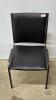 VINYL/ METAL STACKING CHAIR - 2