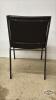 VINYL/ METAL STACKING CHAIR - 4