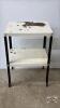 METAL UTILITY STAND THAT NEEDS REPAINTING