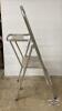 ALUMINUM (2) STEP PLATFORM LADDER - 3