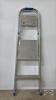 ALUMINUM (2) STEP PLATFORM LADDER - 4