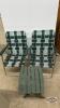 (2) ALUMINUM FOLDING LAWN CHAIRS WITH TABLE - 2