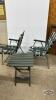 (2) ALUMINUM FOLDING LAWN CHAIRS WITH TABLE - 3