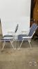 (2) METAL FOLDING LAWN CHAIRS - 2