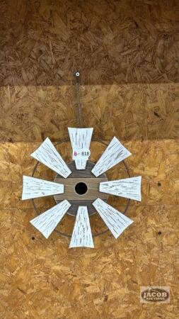 11IN WIDE WINDMILL BIRD HOUSE