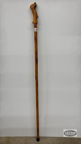 50IN WOODEN WALKING STICK