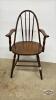 SPINDLE BACK WOODEN ARM CHAIR