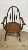 SPINDLE BACK WOODEN ARM CHAIR - 2