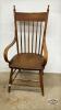 LARGE PRESS BACK ARM CHAIR