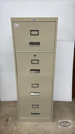 (4) DRAWER COMMANDER FILING CABINETS