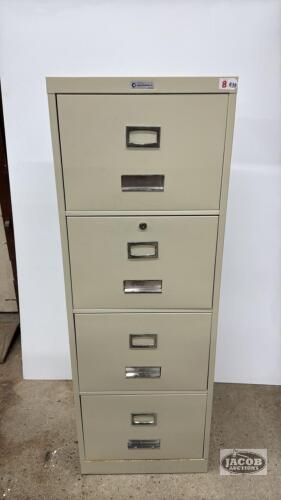 (4) DRAWER COMMODORE FILING CABINETS