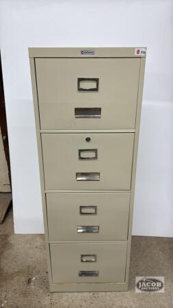 (4) DRAWER COMMODORE FILING CABINETS