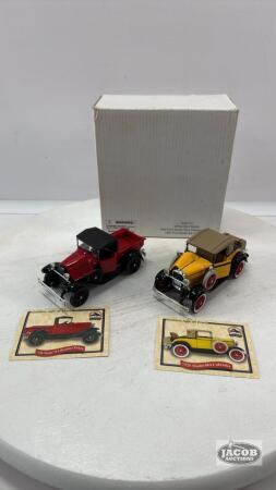 1929 MODEL 68A CABRIOLET AND A 1928 FORD MODEL 76A