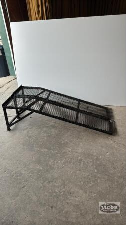 SHOP BUILT STEEL CAR RAMPS