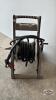 GARDEN HOSE REEL WITH HOSE AND NOZZLE - 2