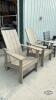 (2) COMPOSITE ANIRONDACK CHAIRS WITH SMALL TABLE - 3