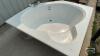 CORNER FIBERGLASS BATH TUB - 2