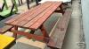 WOODEN PICNIC TABLE - 4