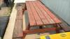 WOODEN PICNIC TABLE - 5