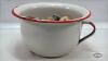 GRANITE 8IN CHAMBER POT WITH CHIPS - 4